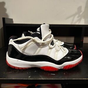 Mens size 10 Jordan 11 Concord Bred Low and Jordan 1 Rep Bred Jordan 1 Spiderman